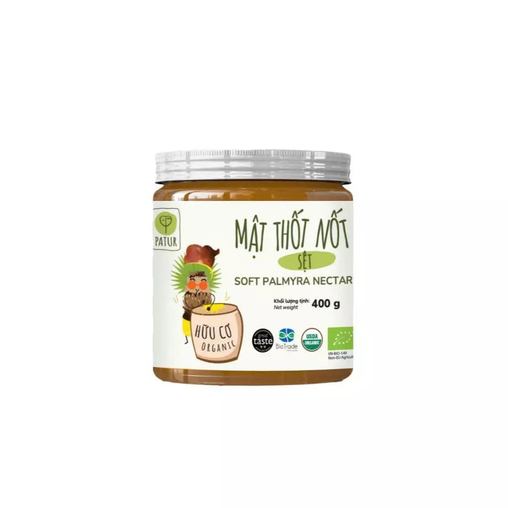 PATUR Mật thốt nốt sệt hữu cơ 400G